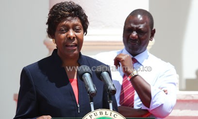 Charity Ngilu has been nominated to the Ministry of Land, Housing and Urban Devpt. Photo/ FELIX MAGARA