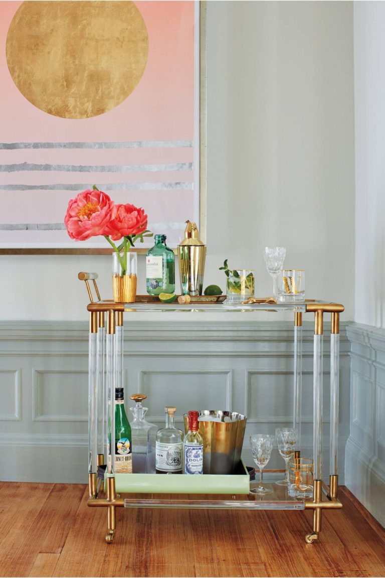 Bar Carts: Stylish Bar Carts and How to Style Them - Capital Lifestyle