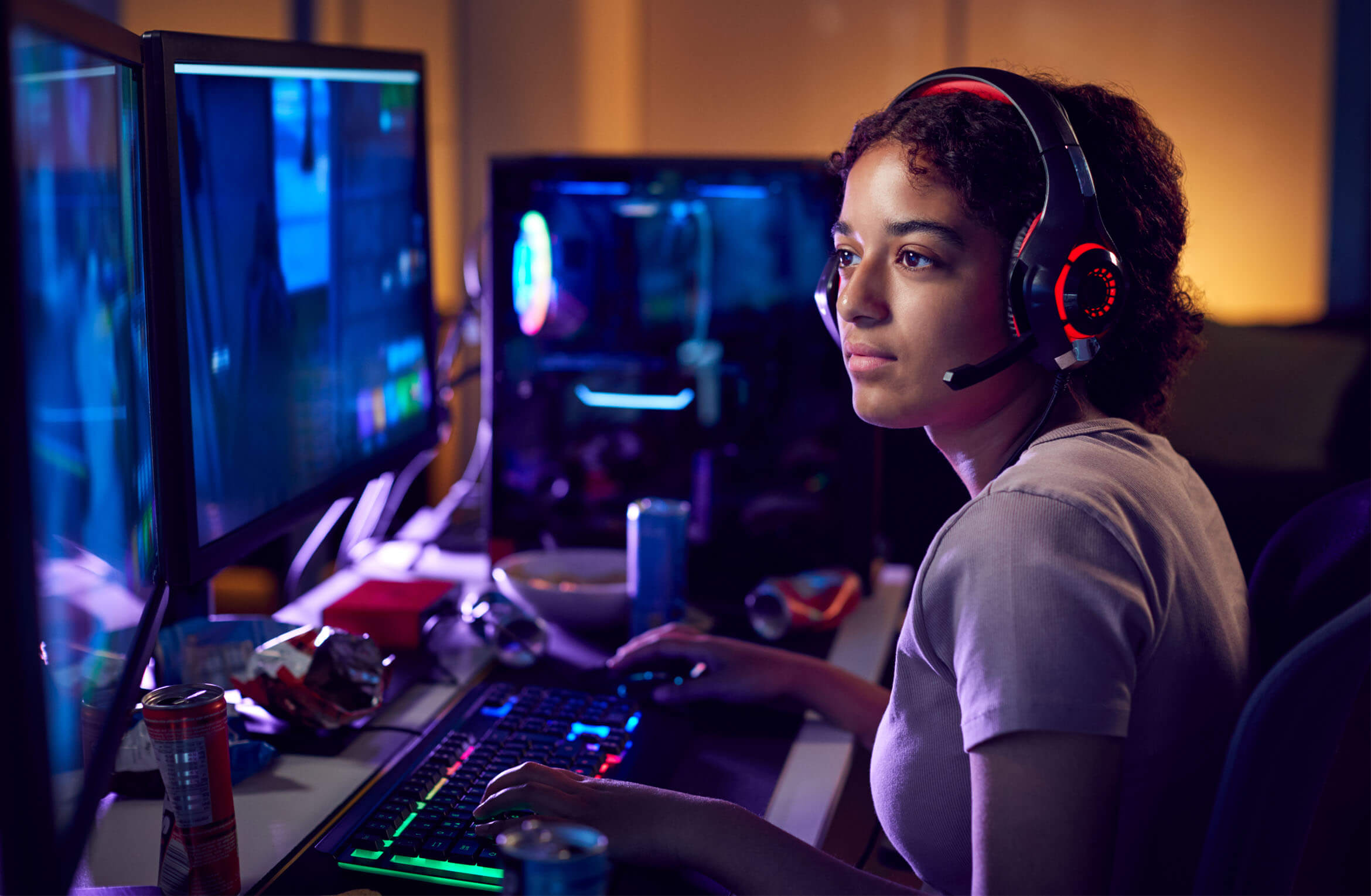 Girl best sale headset gaming