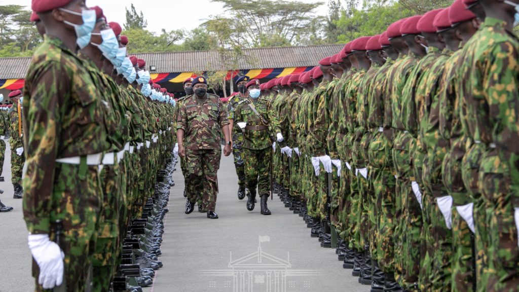 Uhuru releases new GSU officers after 9month training » Capital News