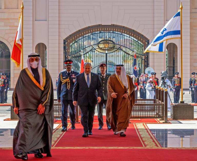 Israel PM Hails 'new Model' Of Relations On Landmark Bahrain Visit ...