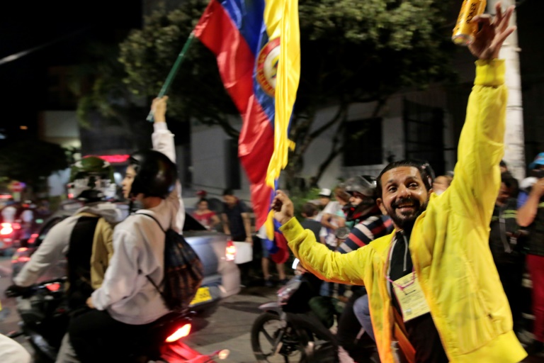 Jubilant Gustavo Petro Elected Colombia's First Leftist President ...