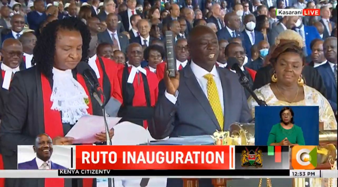 Gachagua Sworn In As Deputy President » Capital News