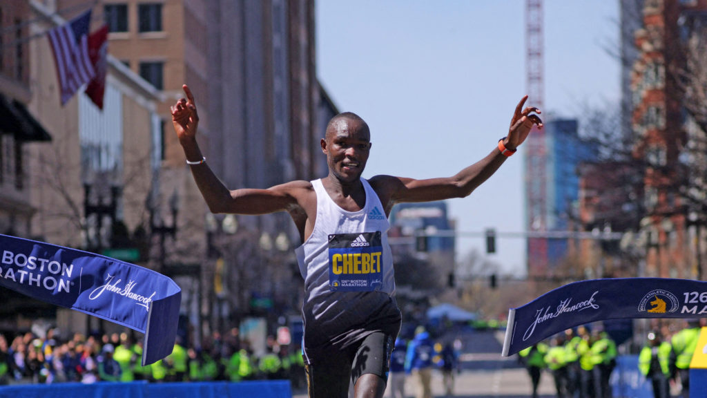 Evans Chebet leads Kenyan podium sweep at Boston Marathon Capital Sports