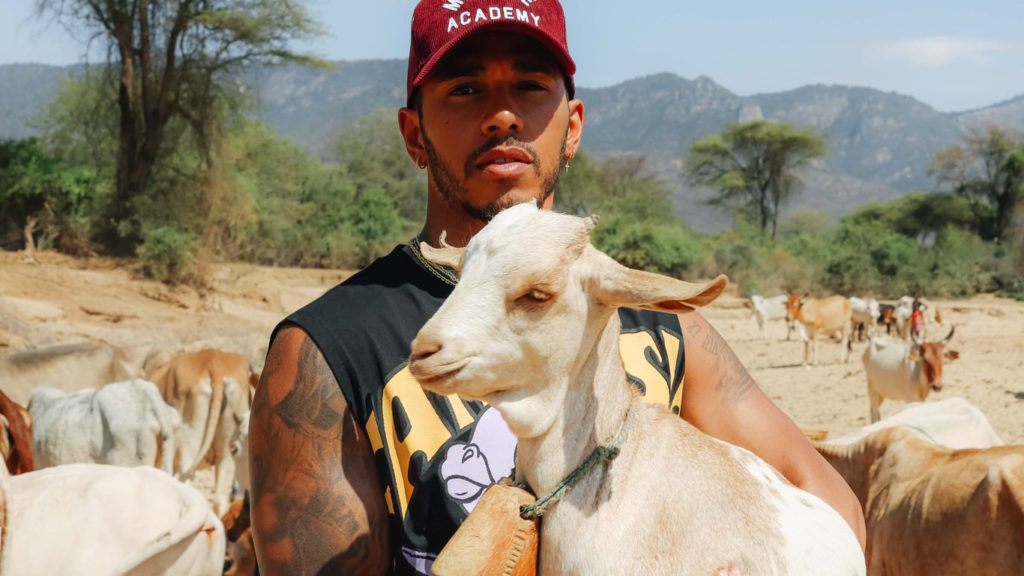 Chilling With Goats And Being The GOAT: Lewis Hamilton Enjoys Sweet ...