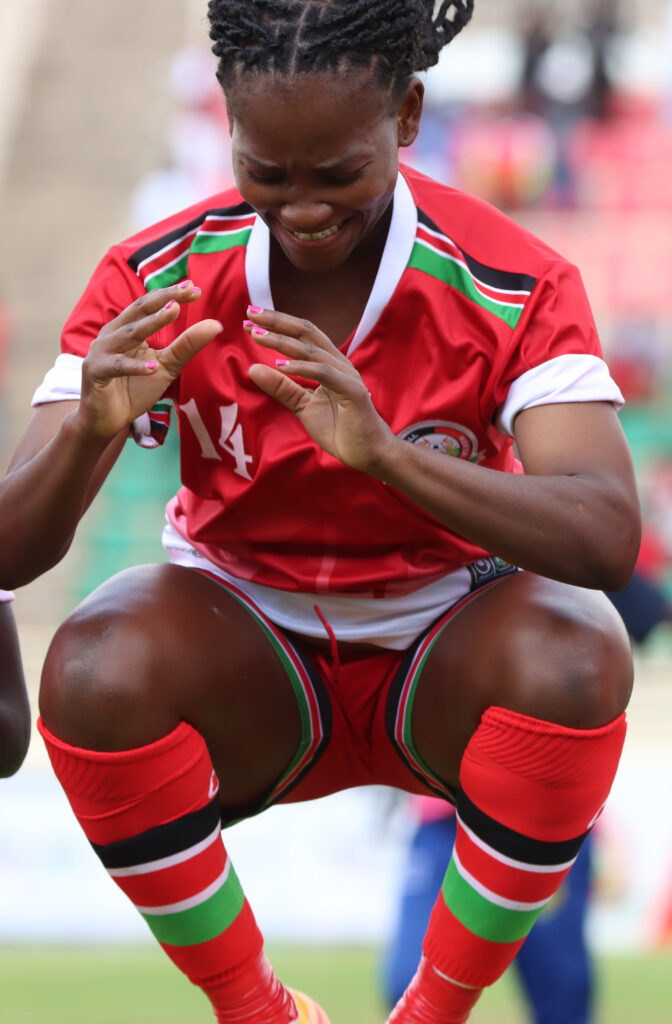 Game ready! - Esse Akida prepares for the crunch duel. PHOTO/Timothy Olobulu