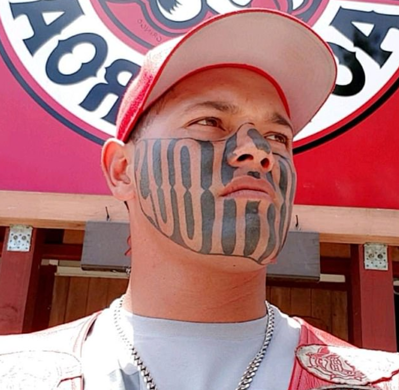 Weird World New Zealand Man With Notorious Tattoo On His Face Laments About Not Finding A Job The Sauce