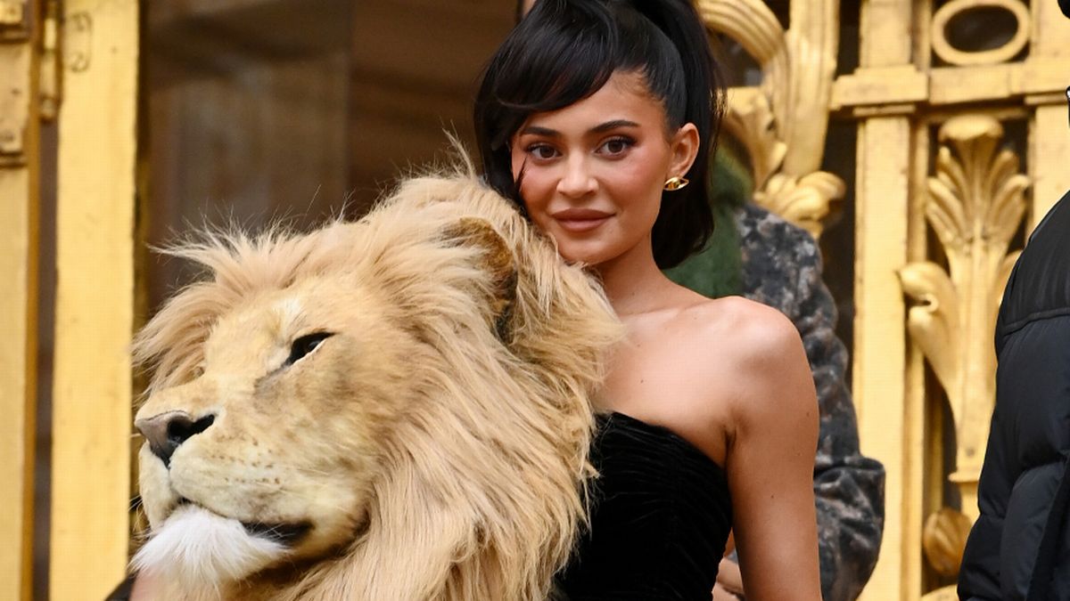 Kylie Jenner lion dress at Paris fashion week defended by