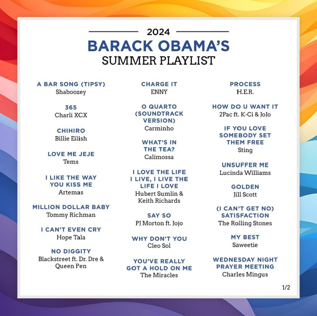 Tyla, Rema And Tems Feature On Barack Obama’s 2024 Summer Playlist